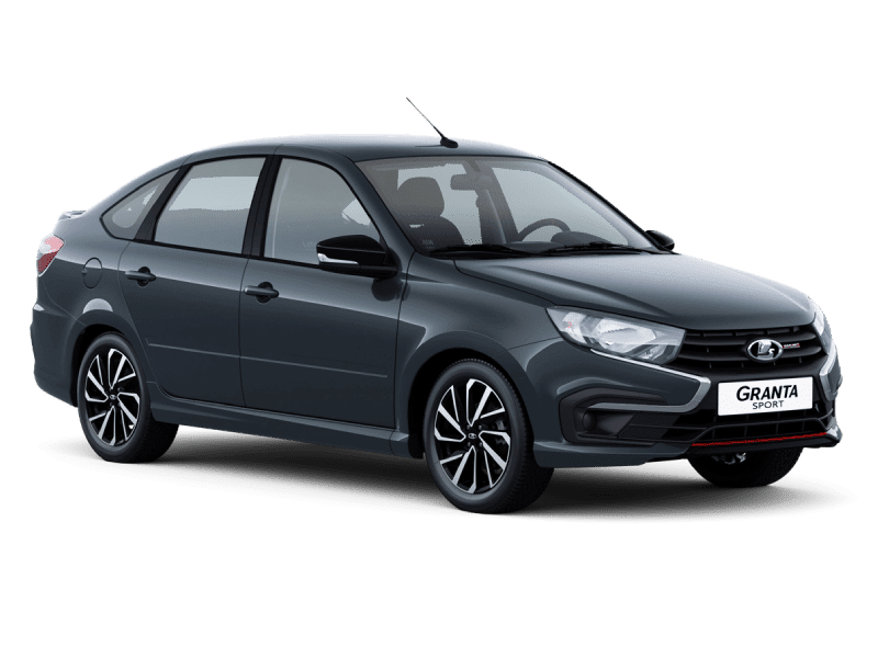 Купить Lada Granta Sport Лифтбек в Сургуте - СЕРЕБРИСТО-ТЕМНО-СЕРЫЙ "БОРНЕО" (633) - МЕТАЛЛИК