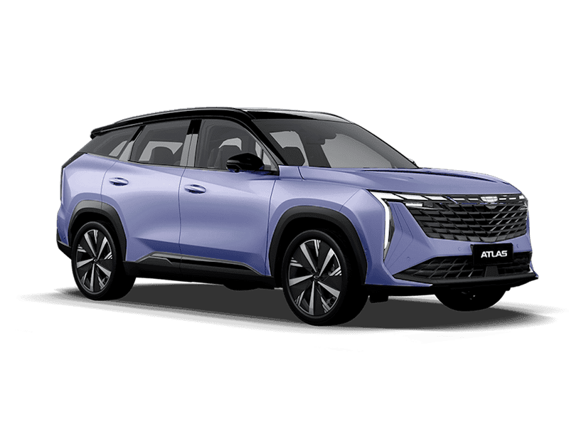 Купить Geely Atlas Новый в Сургуте - Starry Blue / Серо-голубой металлик